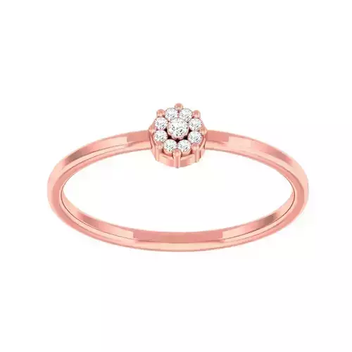 Minimalist Thin Light wt women ring 3dm stl 1- render detail