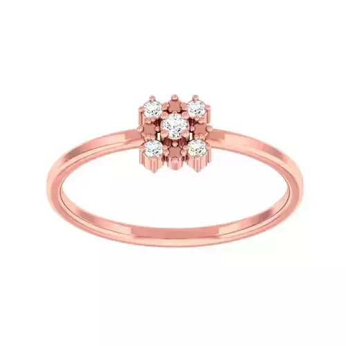 Minimalist Thin Light wt women ring 3dm stl 1- render detail