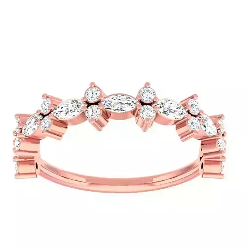 Minimalist Thin Light wt women ring 3dm stl 1- render detail