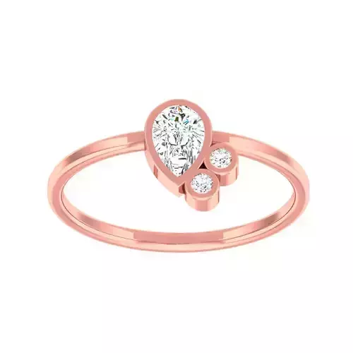 Minimalist Thin Light wt women ring 3dm stl 1- render detail