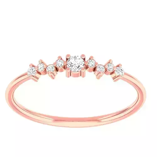 Minimalist Thin Light wt women ring 3dm stl 1- render detail