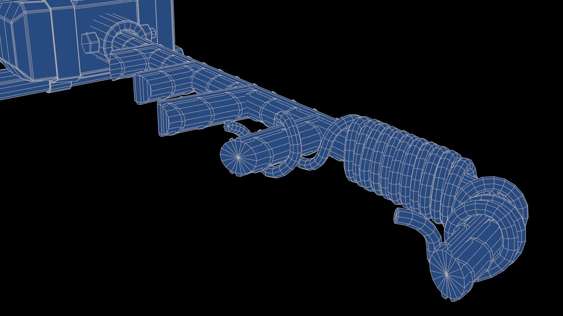 Modifiable Strike Weapon 10 Low-poly 3D model_27
