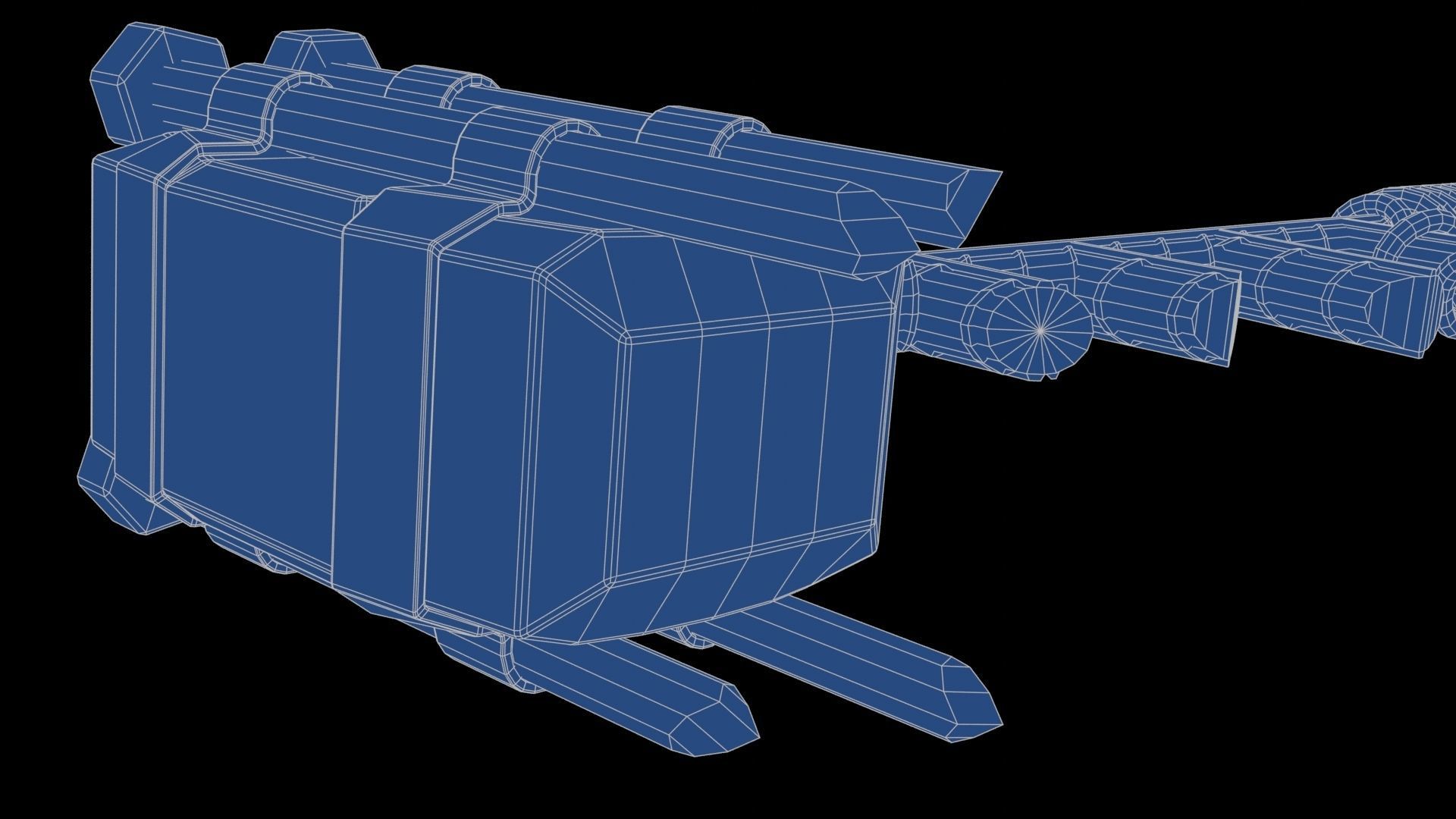 Modifiable Strike Weapon 10 Low-poly 3D model_28