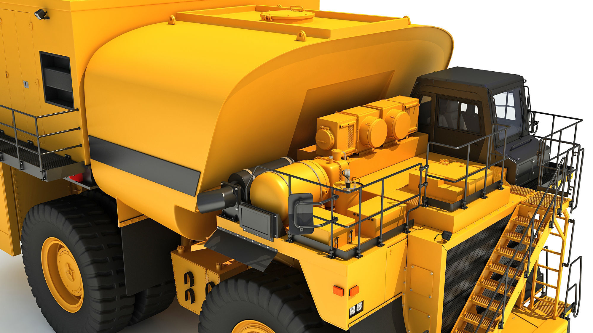 Fuel and Lube Truck 3D model_14