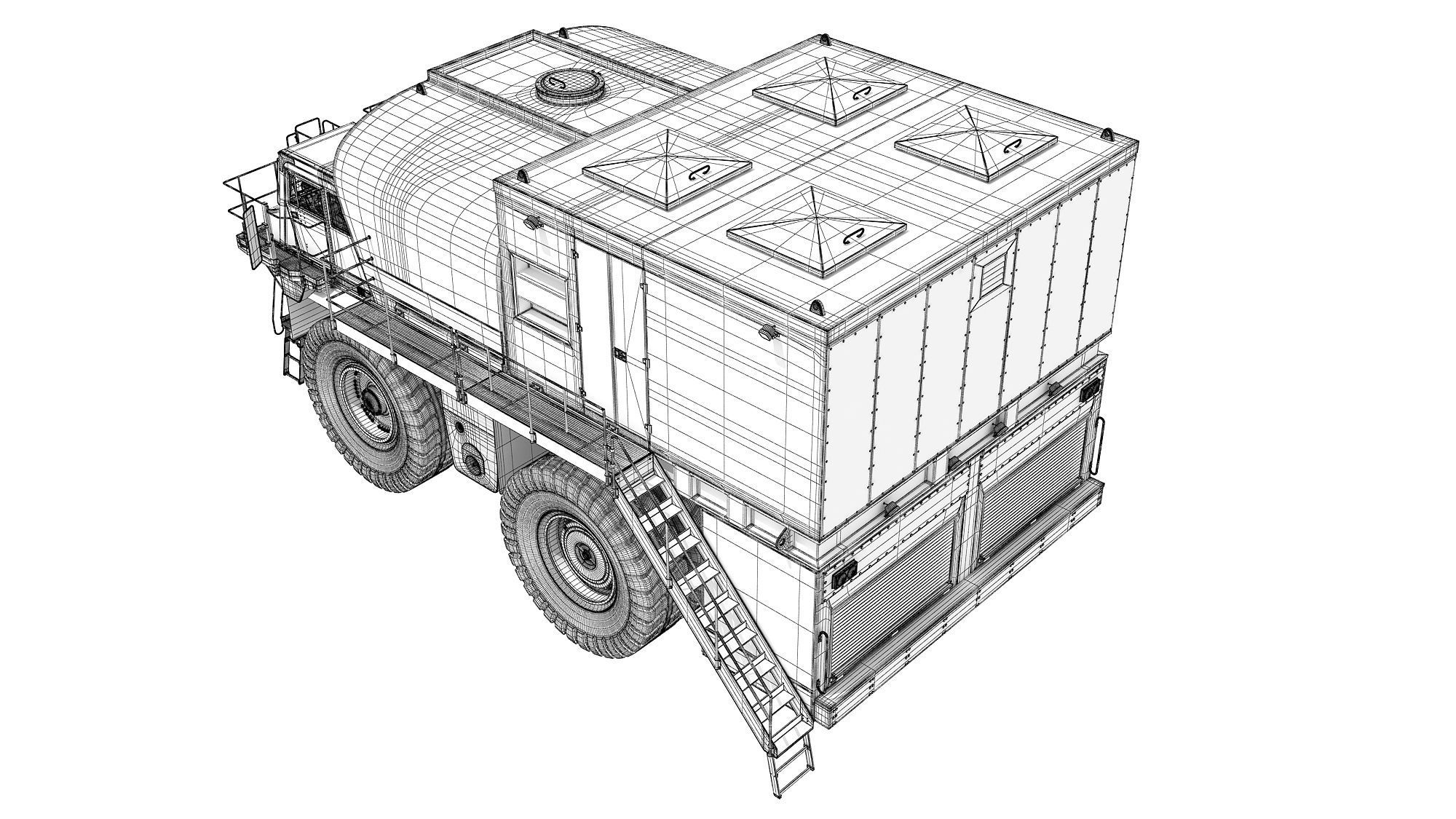 Fuel and Lube Truck 3D model_18