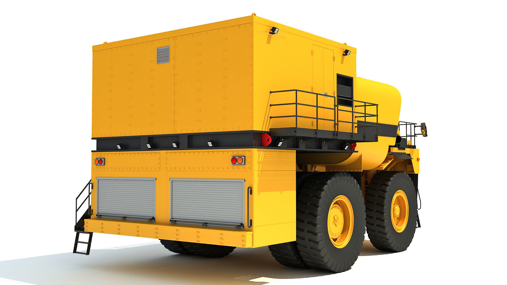 Fuel and Lube Truck 3D model_5