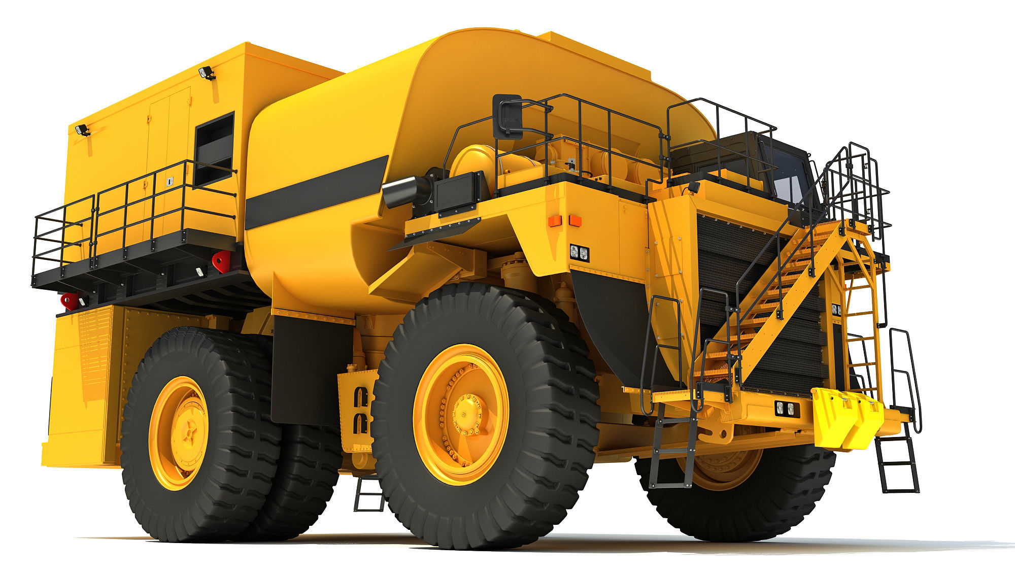 Fuel and Lube Truck 3D model_10