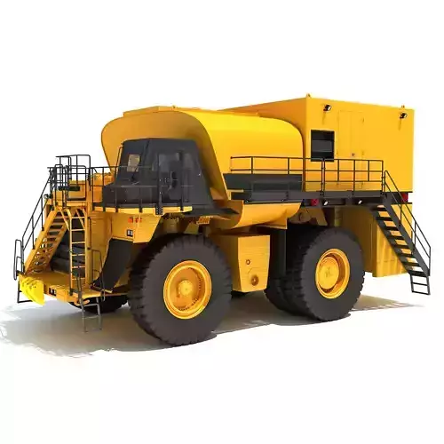 Fuel and Lube Truck 3D model