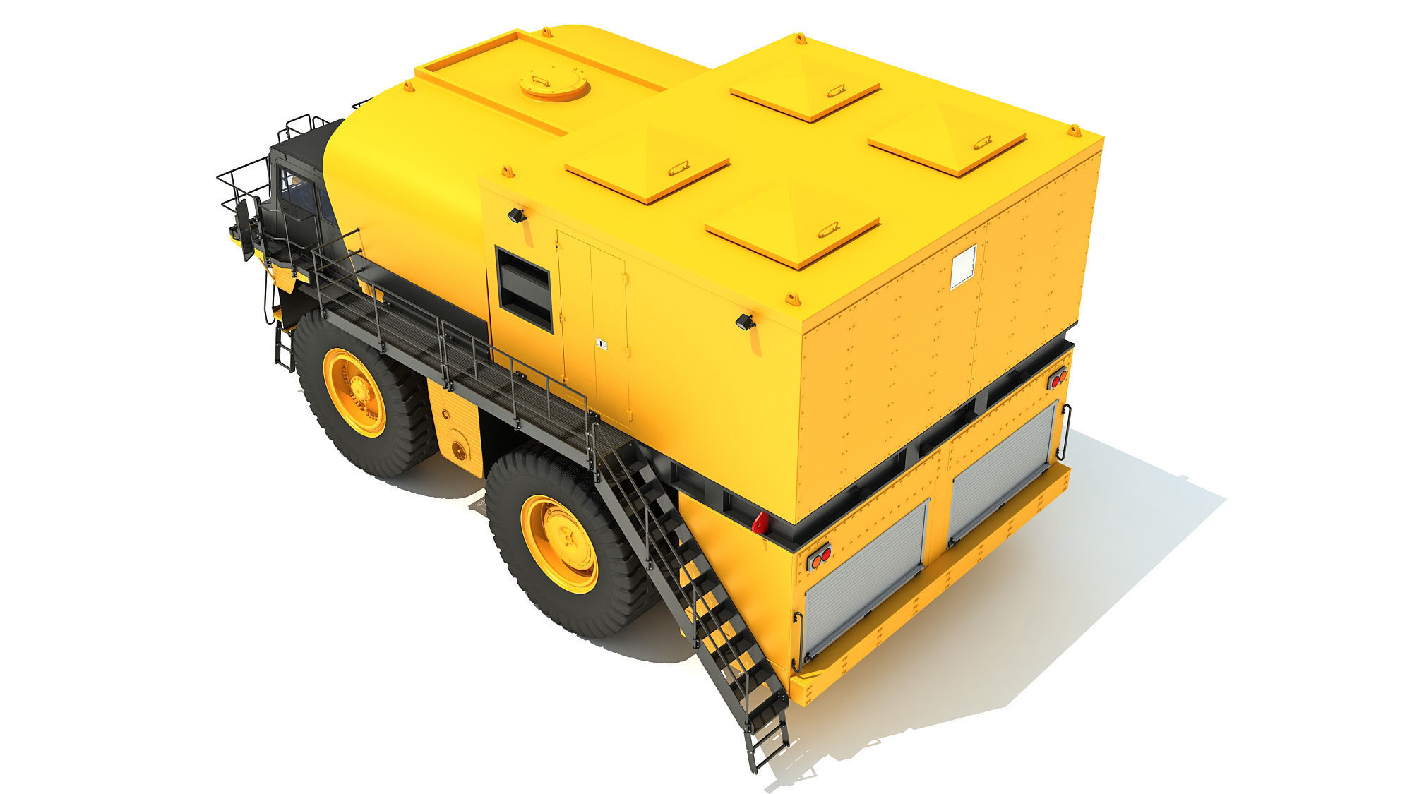 Fuel and Lube Truck 3D model_4