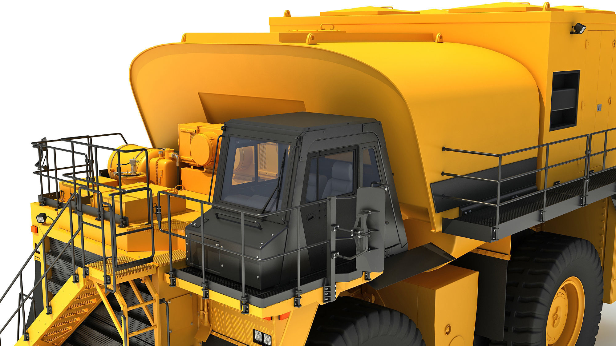 Fuel and Lube Truck 3D model_13