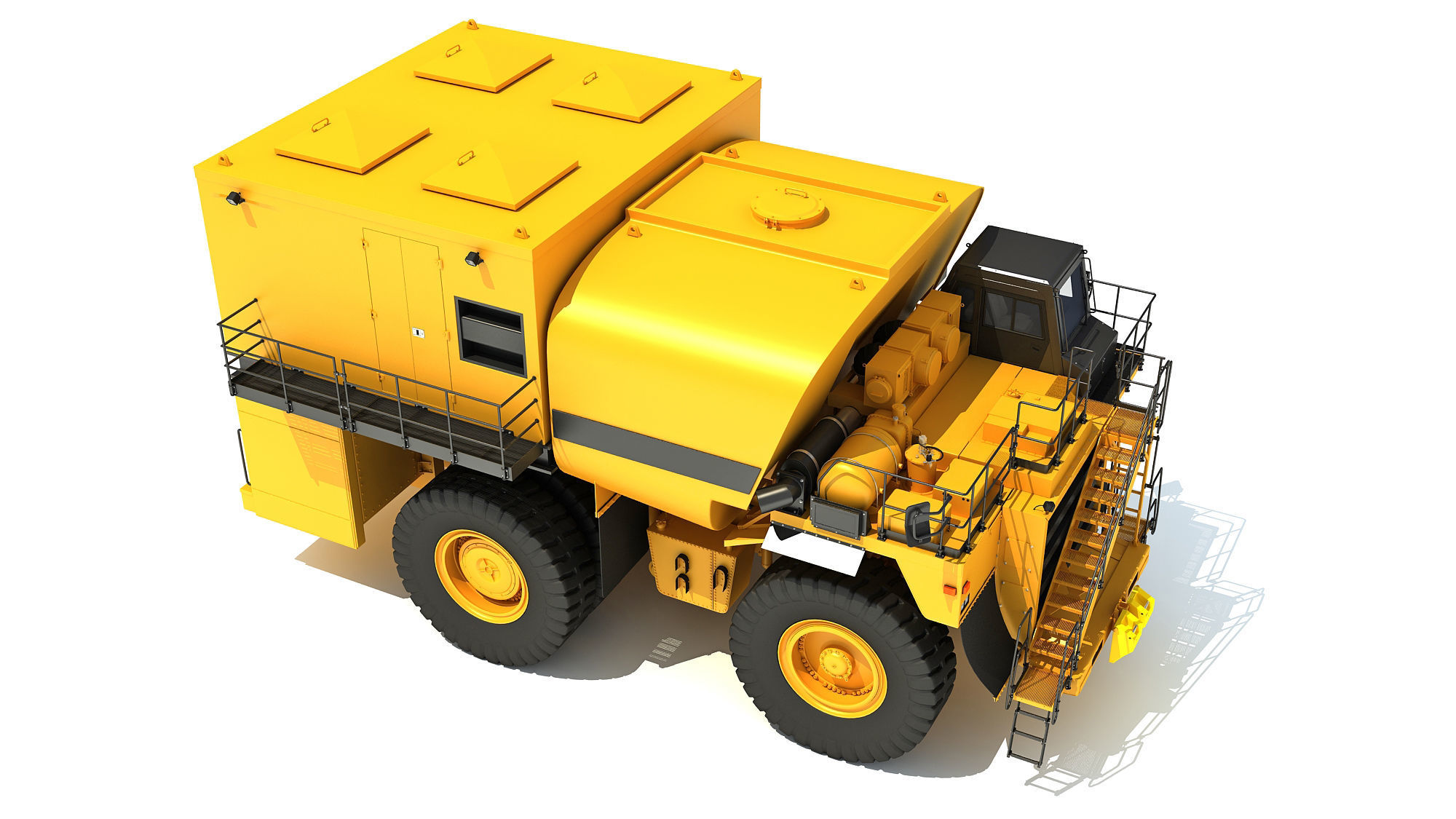 Fuel and Lube Truck 3D model_8
