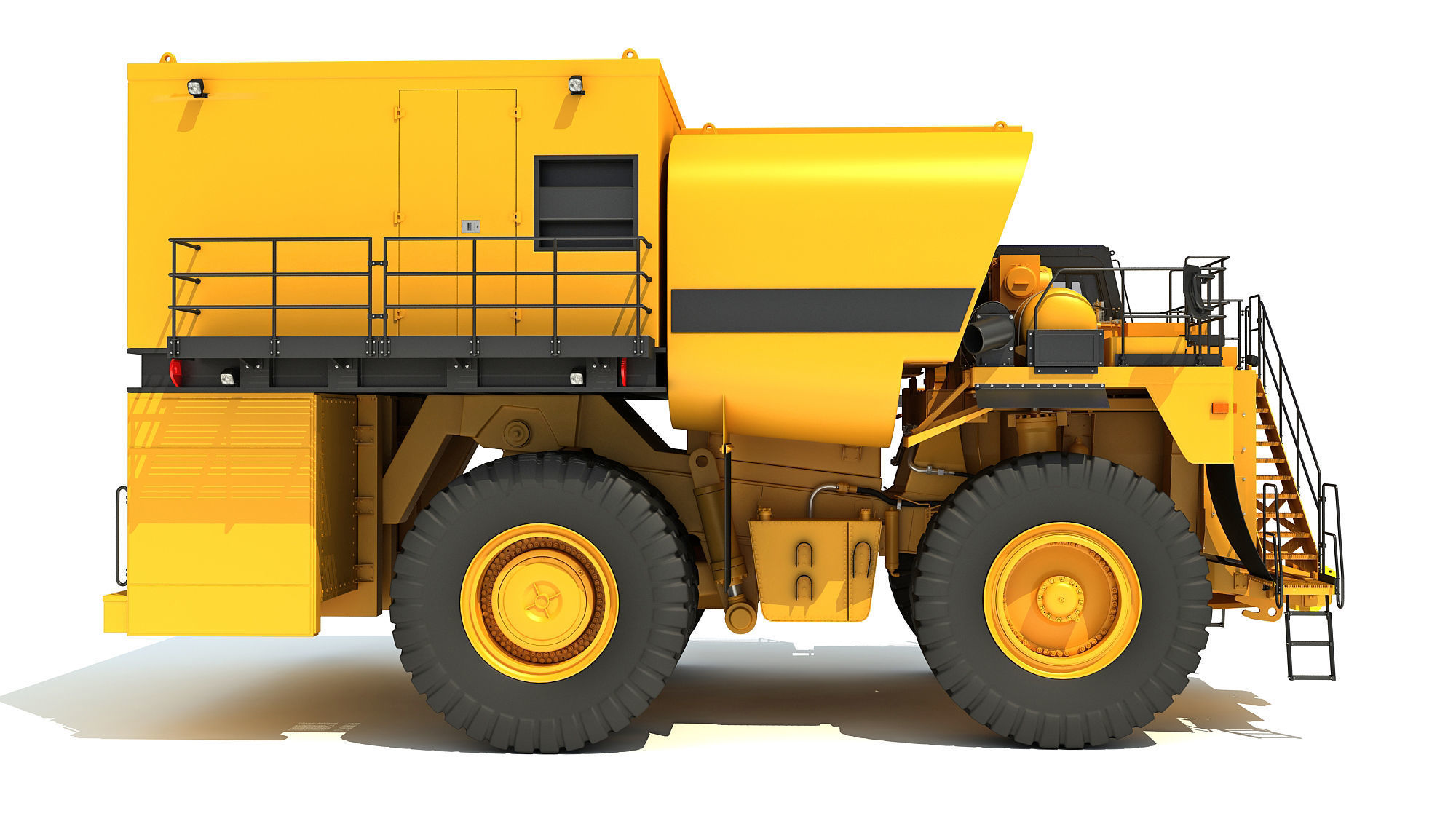 Fuel and Lube Truck 3D model_7