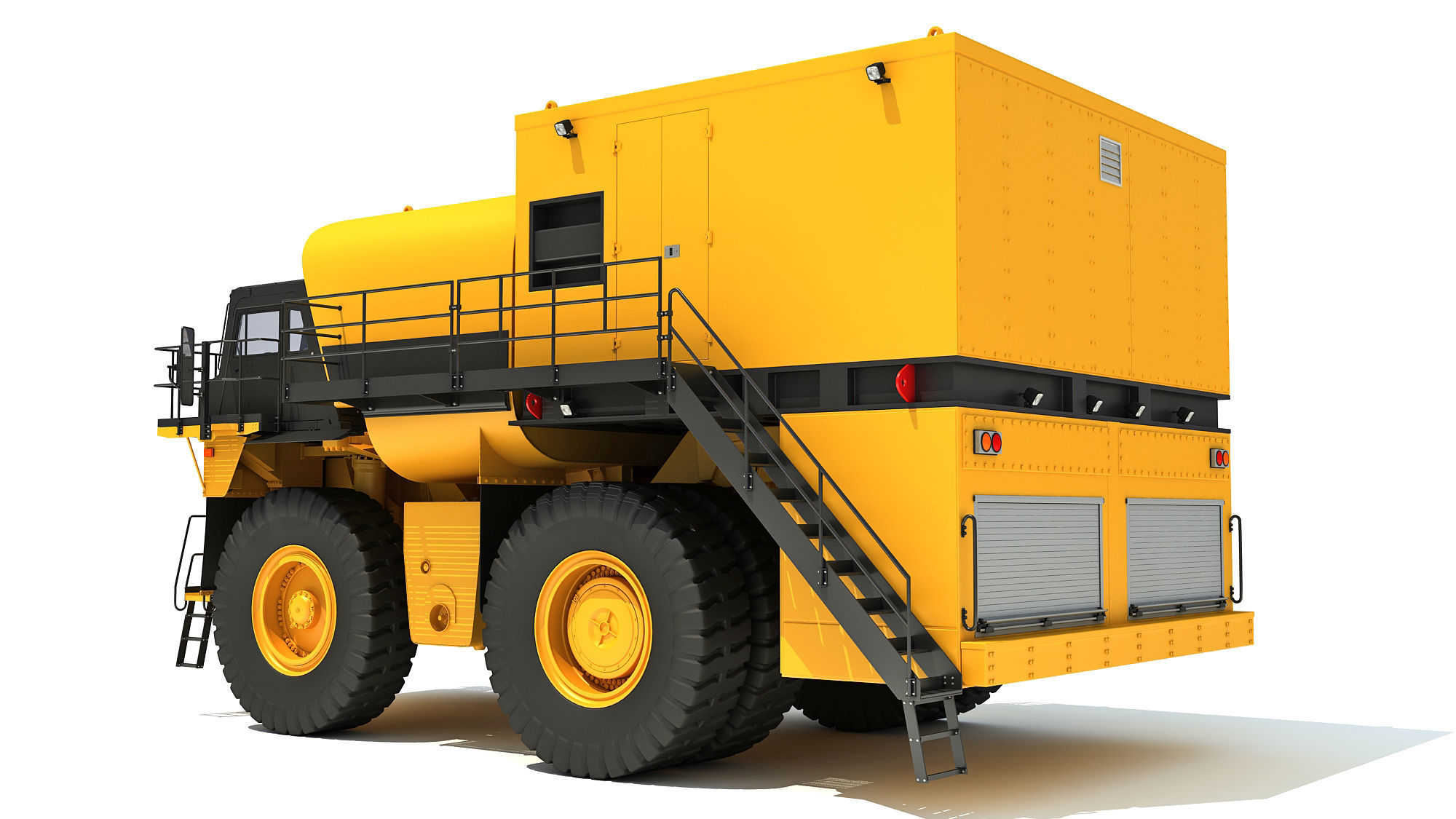 Fuel and Lube Truck 3D model_2