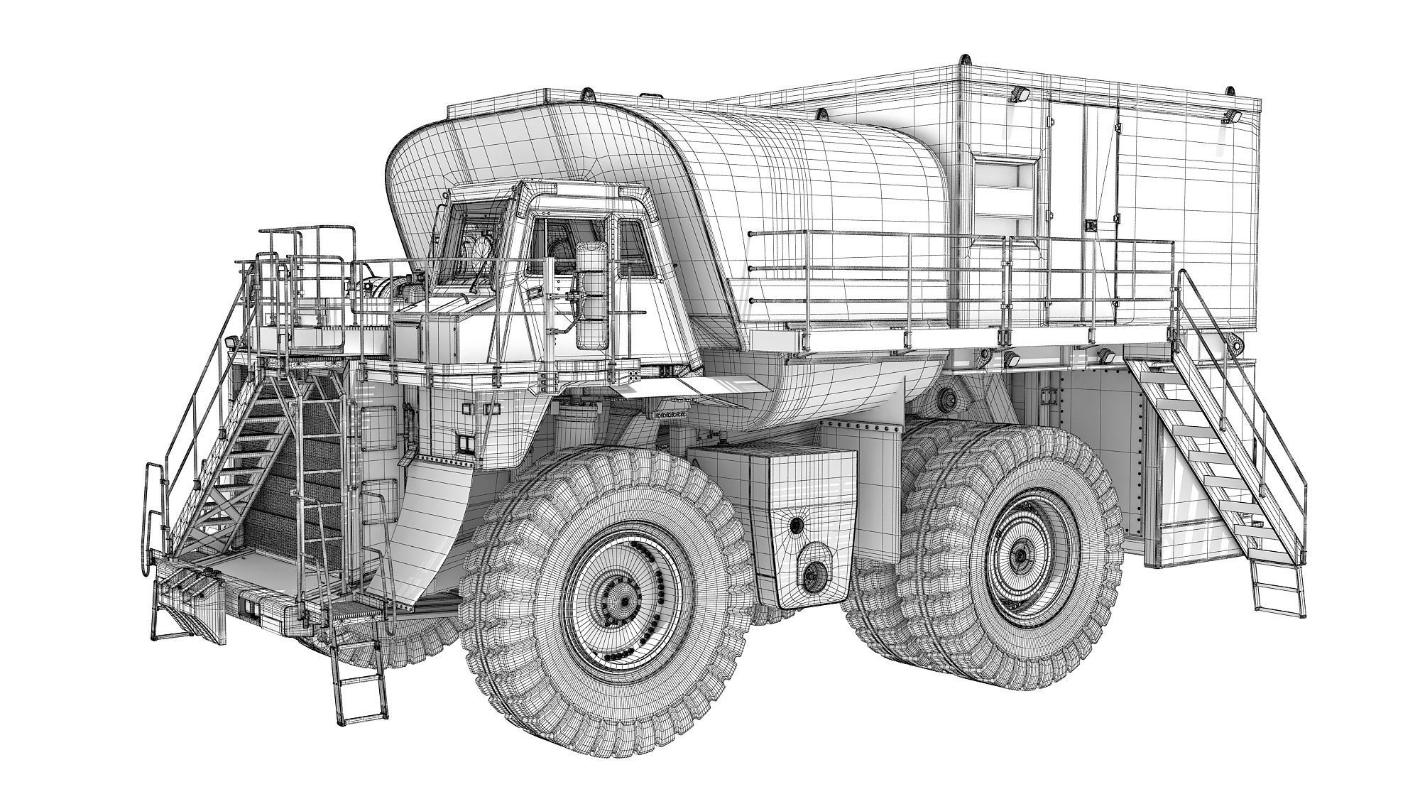 Fuel and Lube Truck 3D model_17