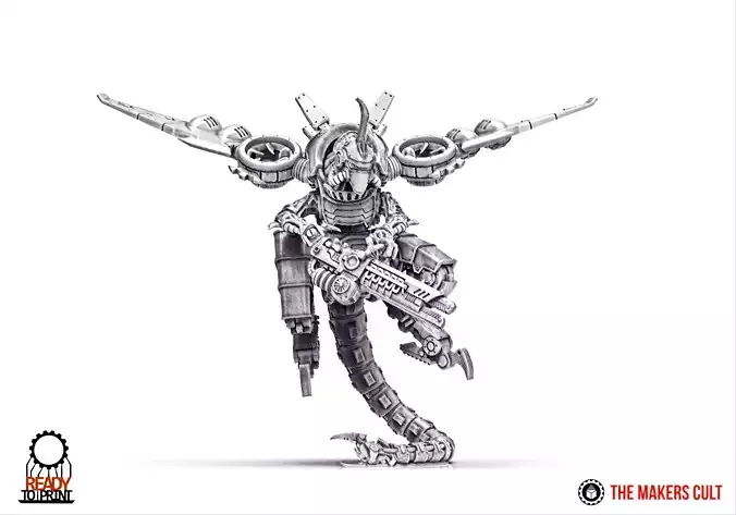 Iron Hive - Iron Lord - pack2 SkyLord and PsyLord 3D print model
