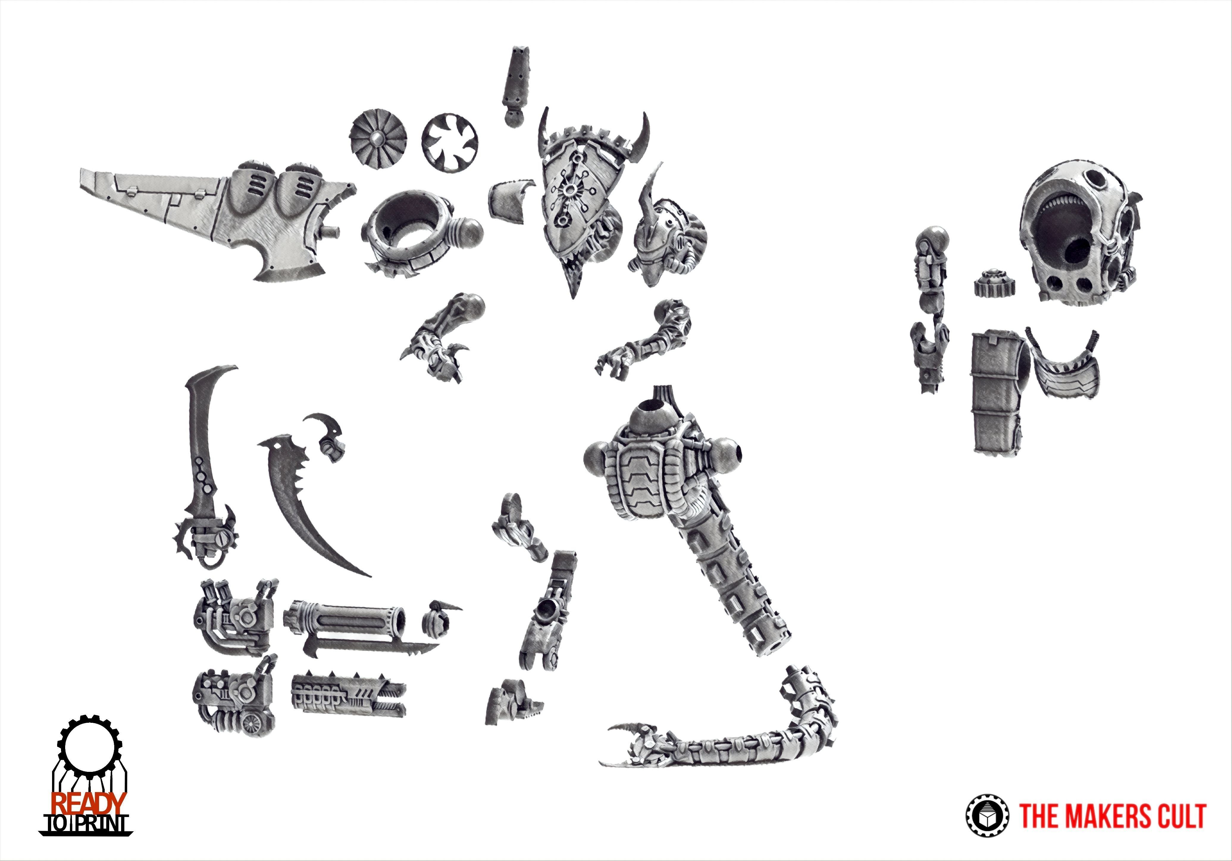 Iron Hive - Iron Lord - pack2 SkyLord and PsyLord 3D print model_2