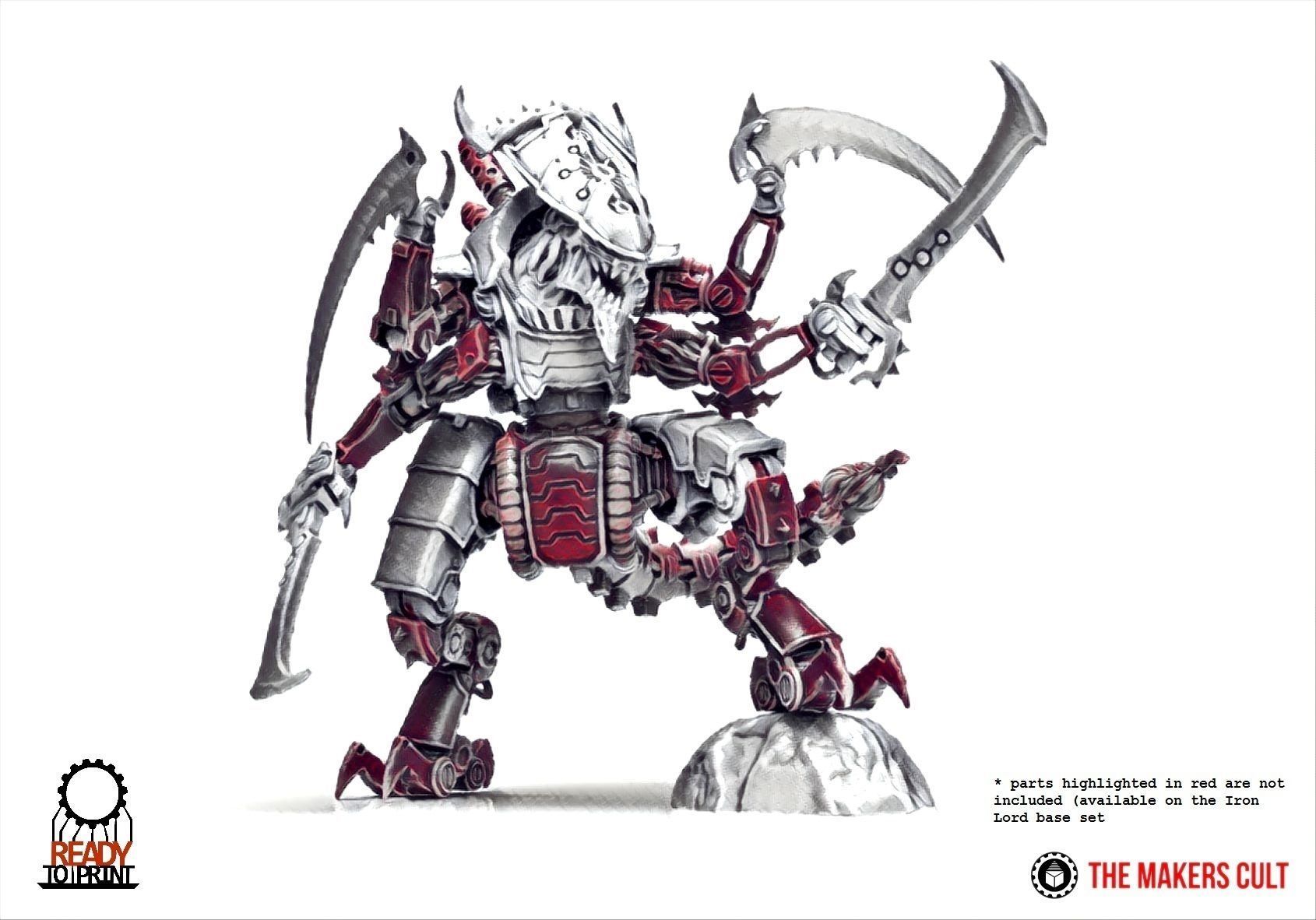 Iron Hive - Iron Lord - pack2 SkyLord and PsyLord 3D print model_1