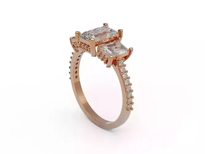 Radiant ring 3D print model