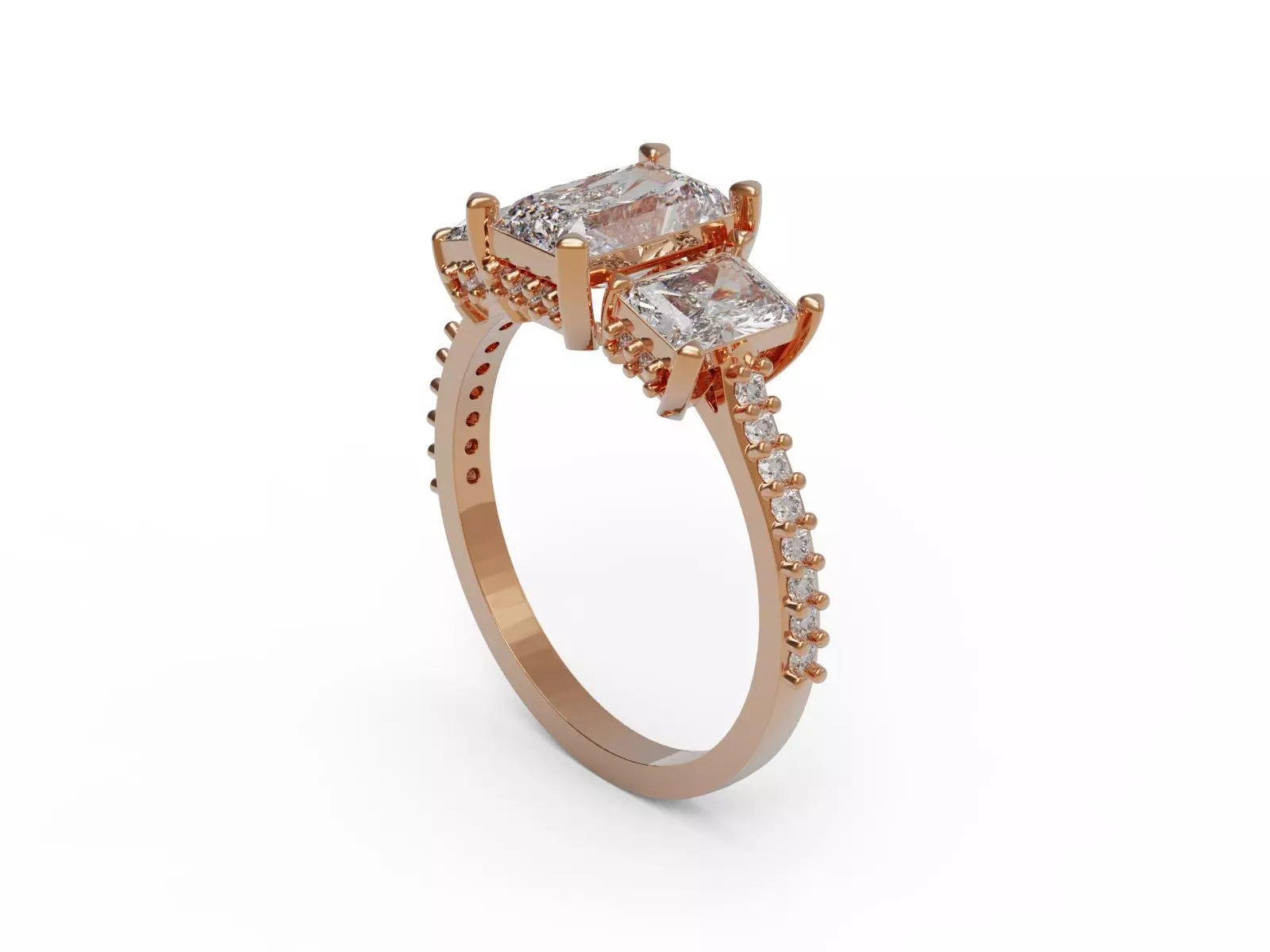 Radiant ring 3D print model