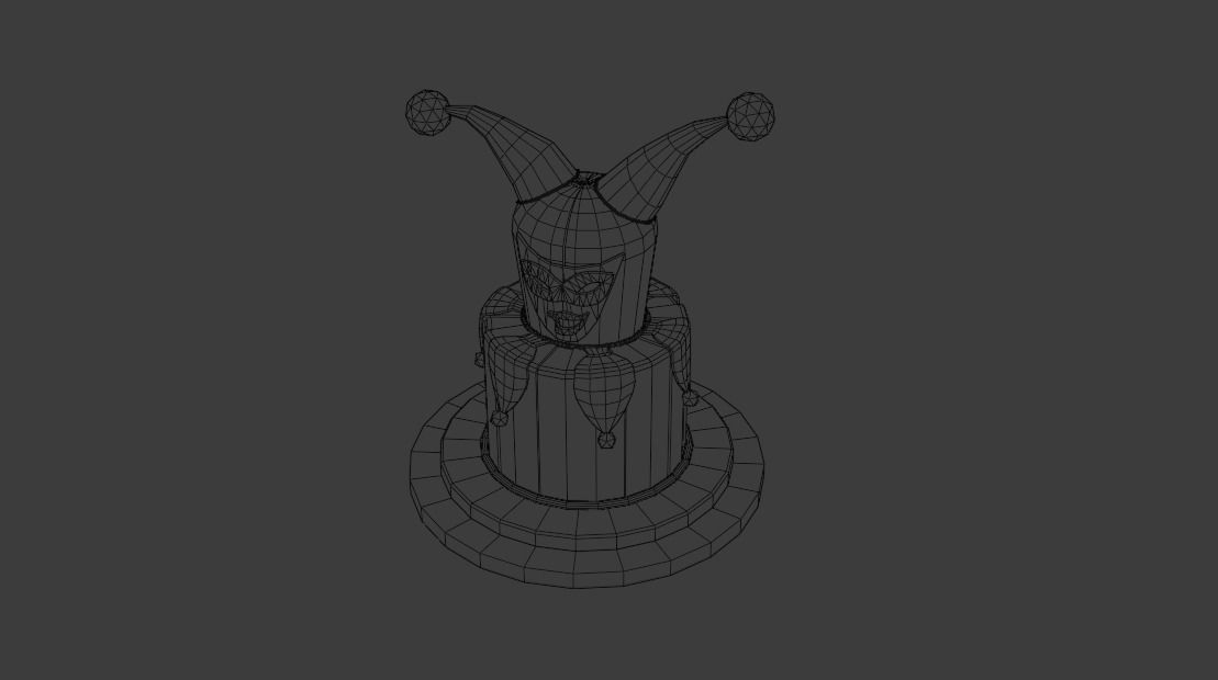 Playing card style birthday cakes 3D model_20