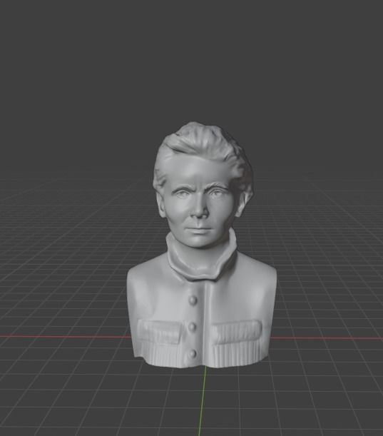 Marie Curie  3D print model_2