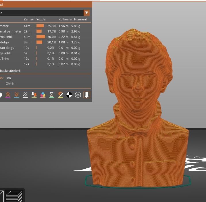 Marie Curie  3D print model_14