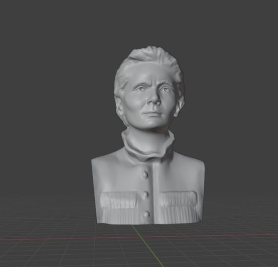Marie Curie  3D print model_10