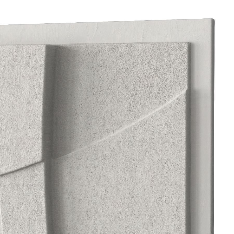 Abstract relief artwork 3D model_4
