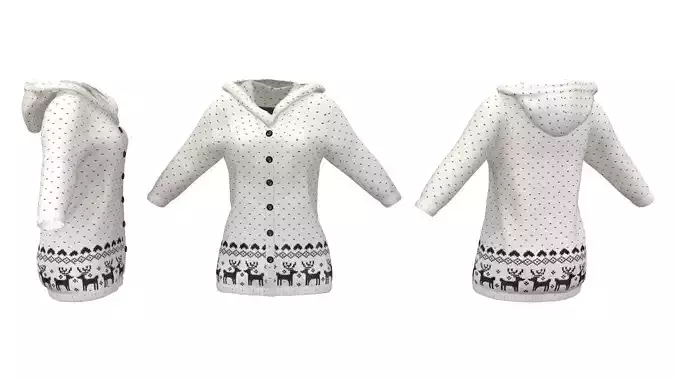 Women Hooded Cardigan