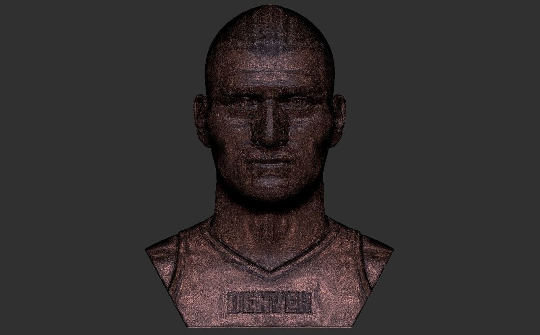 Nikola Jokic bust for 3D printing 3D print model_25