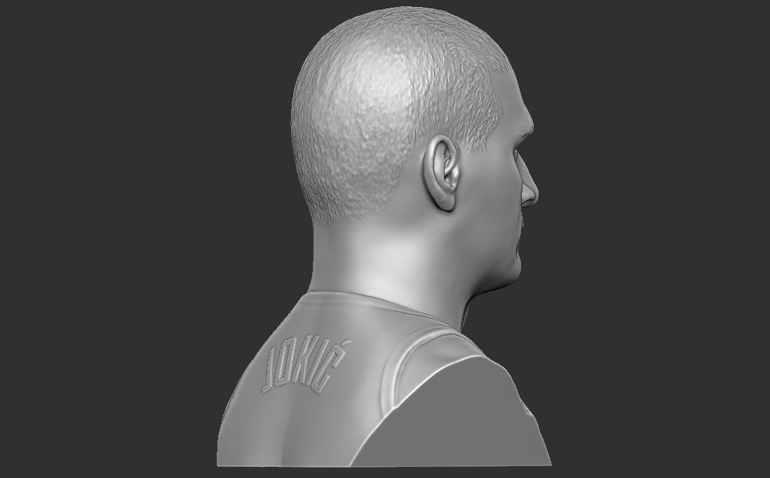 Nikola Jokic bust for 3D printing 3D print model_9