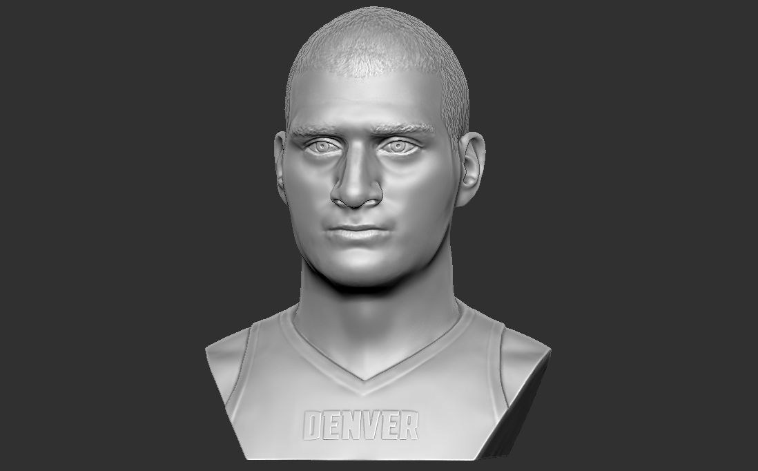 Nikola Jokic bust for 3D printing 3D print model_1