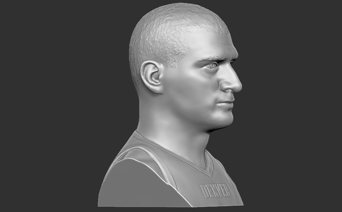 Nikola Jokic bust for 3D printing 3D print model_11