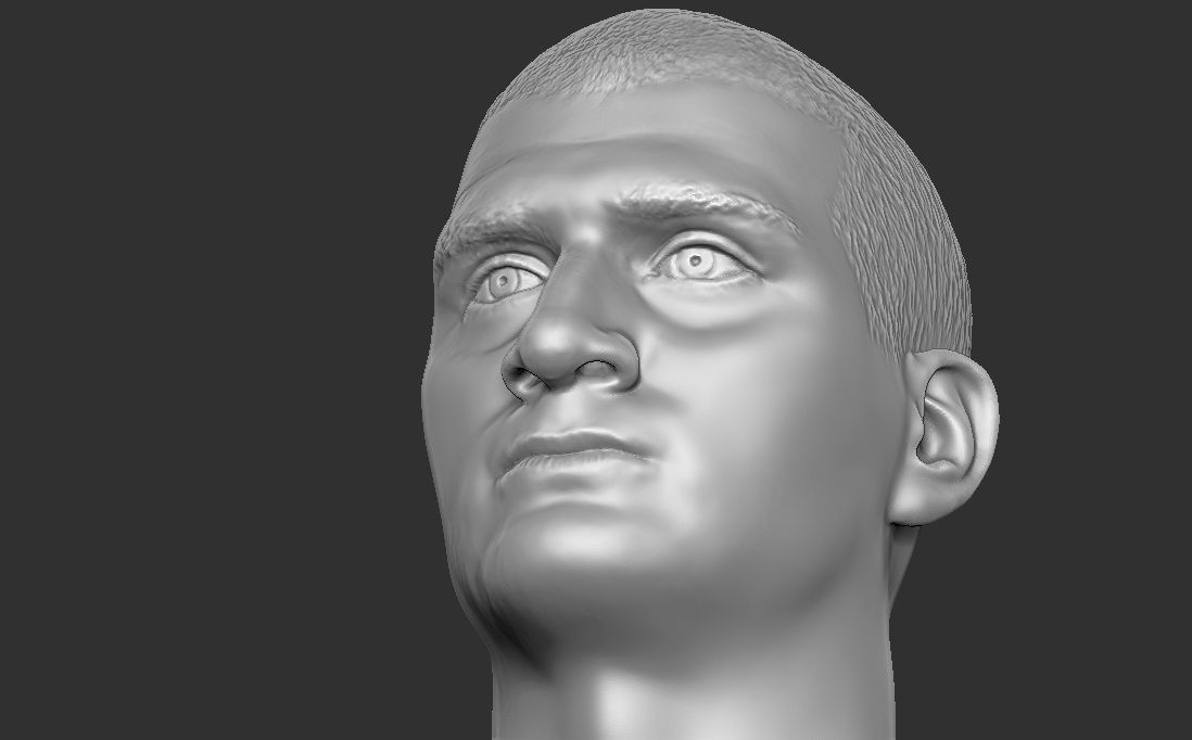 Nikola Jokic bust for 3D printing 3D print model_18