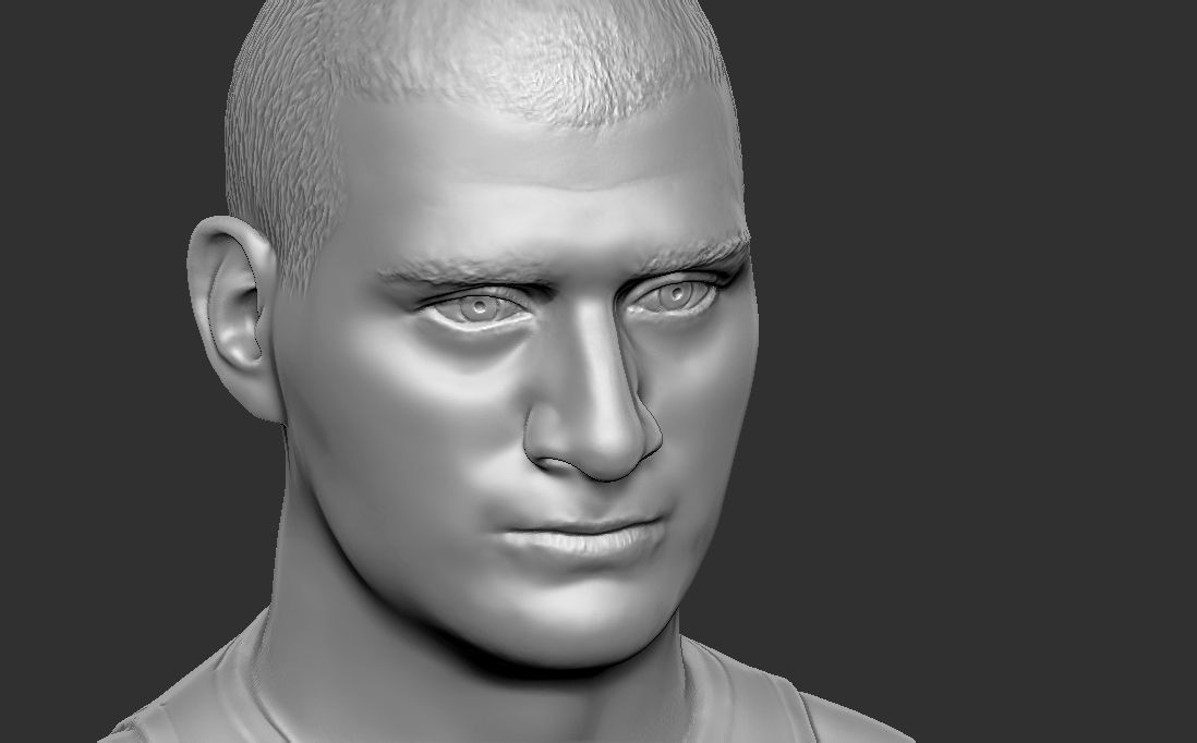Nikola Jokic bust for 3D printing 3D print model_20