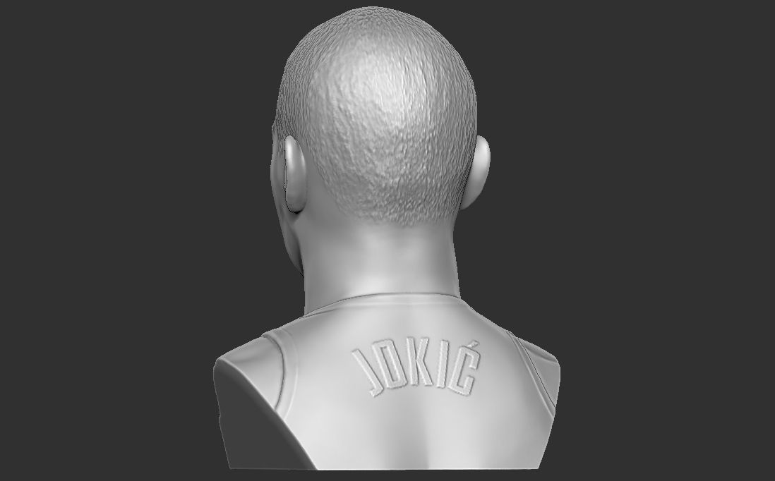 Nikola Jokic bust for 3D printing 3D print model_7