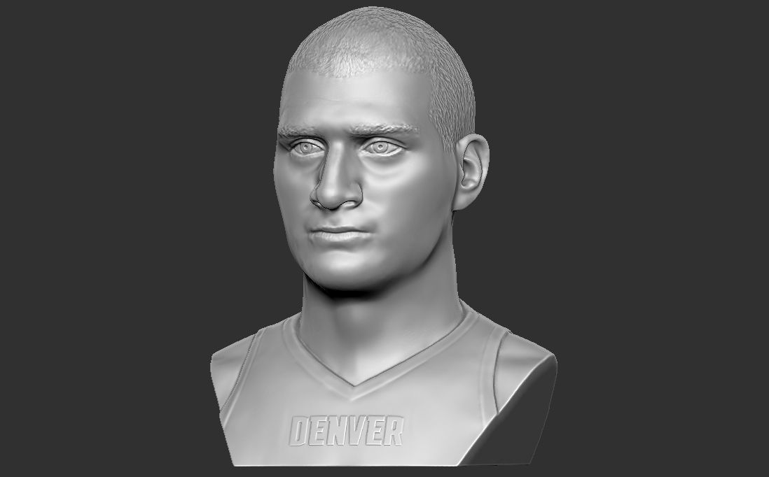 Nikola Jokic bust for 3D printing 3D print model_2