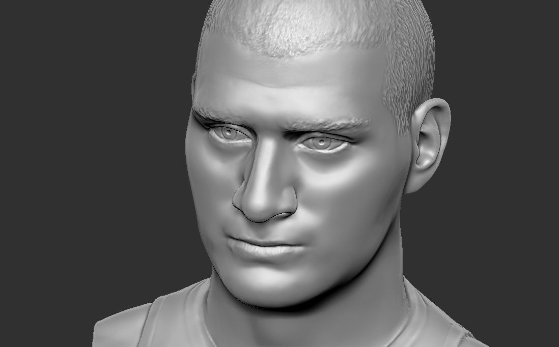 Nikola Jokic bust for 3D printing 3D print model_19