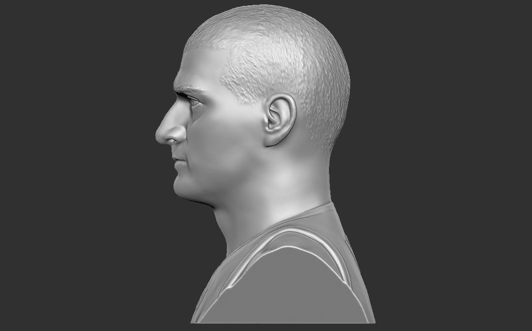 Nikola Jokic bust for 3D printing 3D print model_6