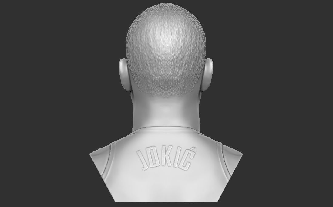 Nikola Jokic bust for 3D printing 3D print model_8