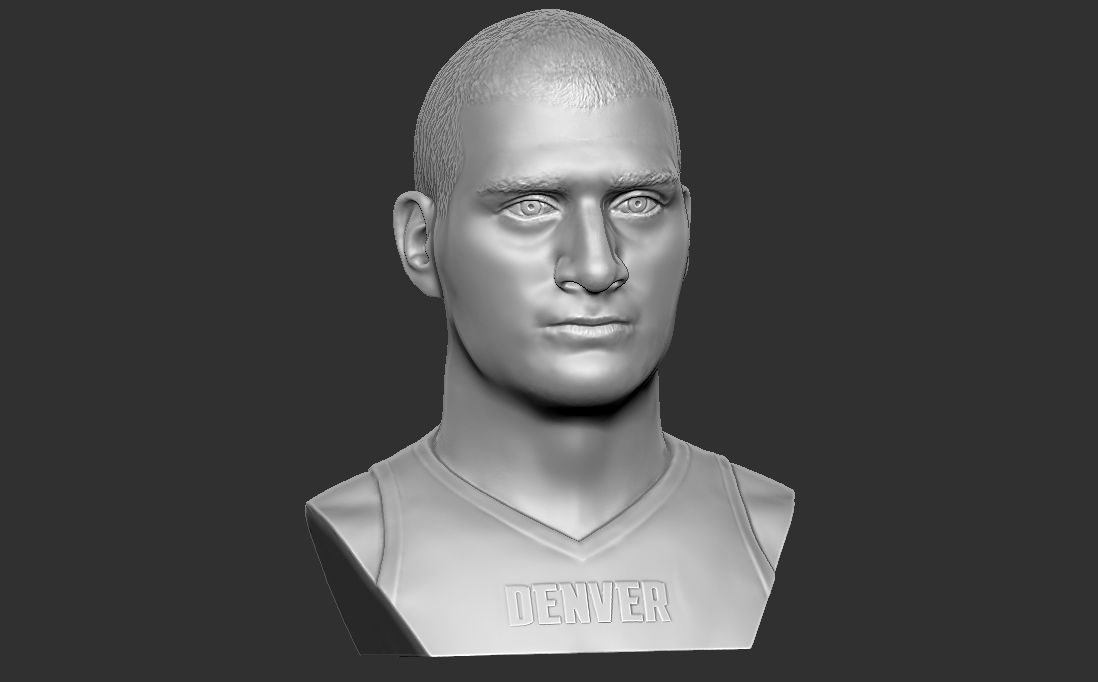 Nikola Jokic bust for 3D printing 3D print model_13