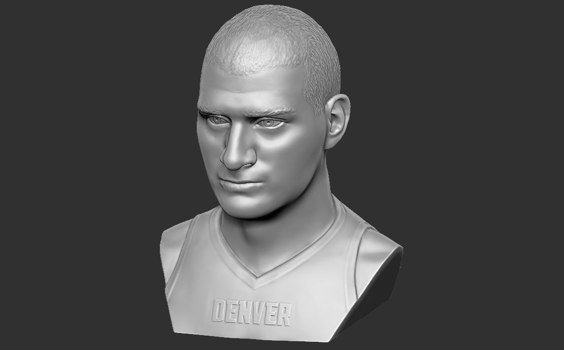 Nikola Jokic bust for 3D printing 3D print model_22