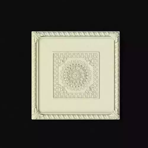 rosette ornate ceiling tile