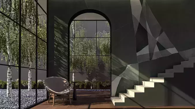 Modern Set Photography - Scene for Ambientha 3D model