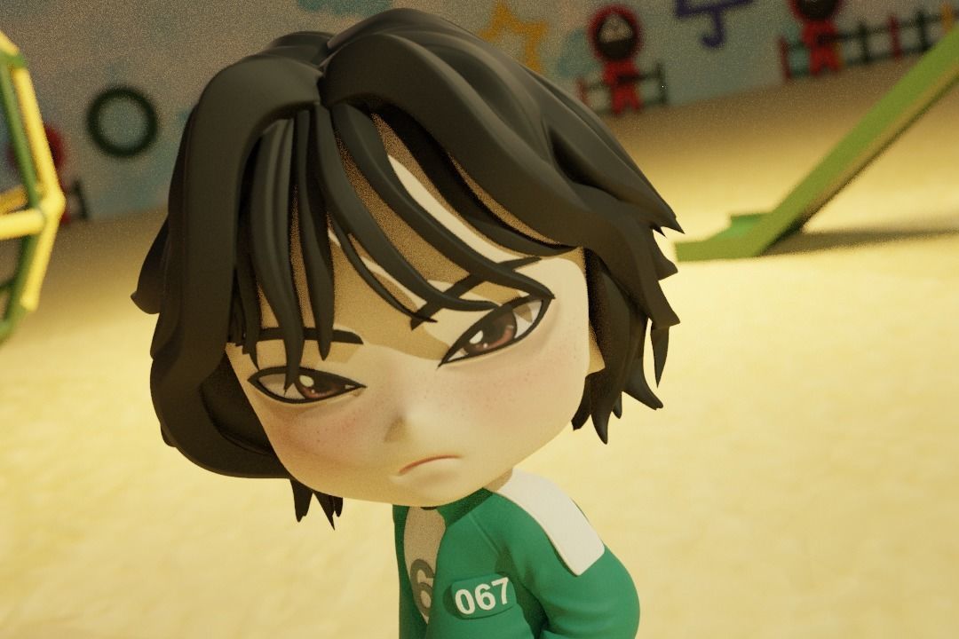 Squid Game - Round 6 - Kang Sae-byeok 3D print model_2