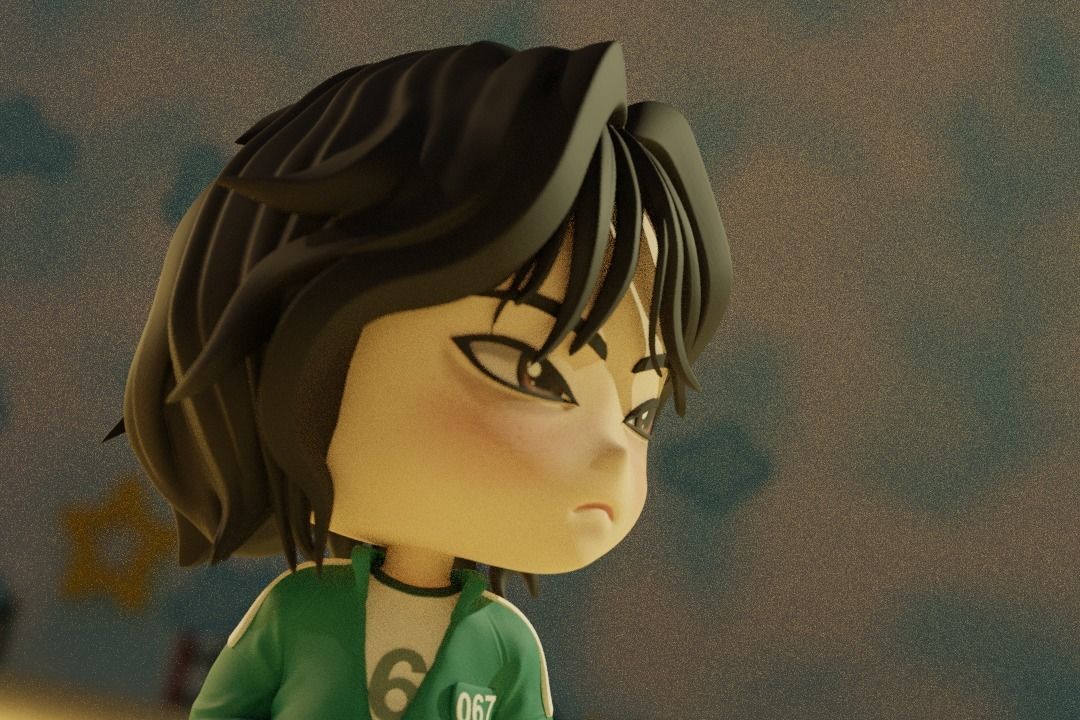 Squid Game - Round 6 - Kang Sae-byeok 3D print model_1