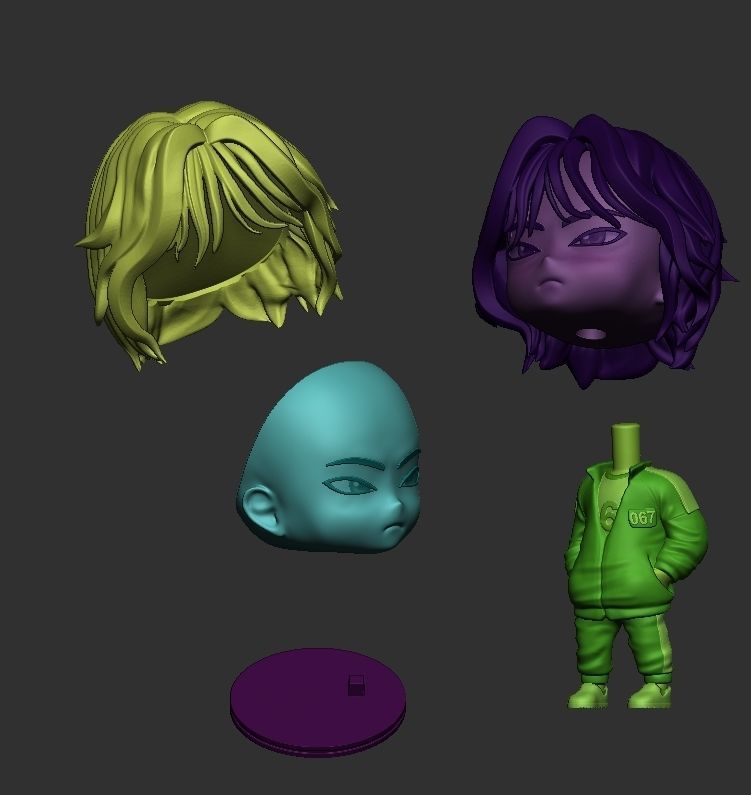 Squid Game - Round 6 - Kang Sae-byeok 3D print model_9