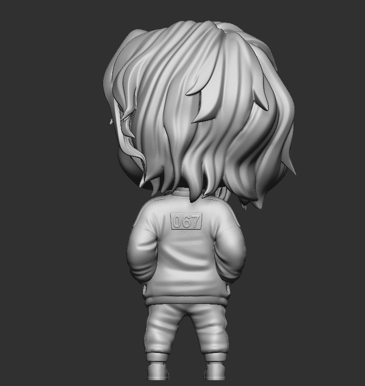 Squid Game - Round 6 - Kang Sae-byeok 3D print model_7