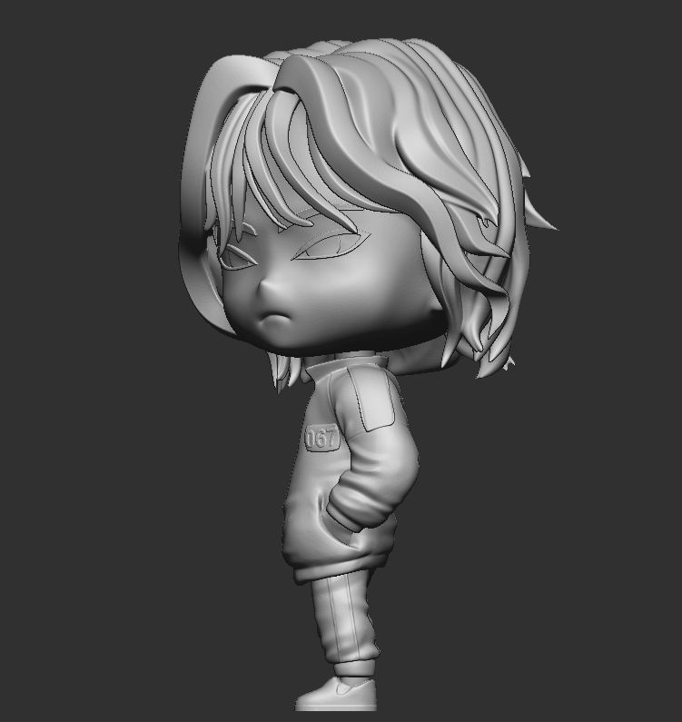 Squid Game - Round 6 - Kang Sae-byeok 3D print model_6