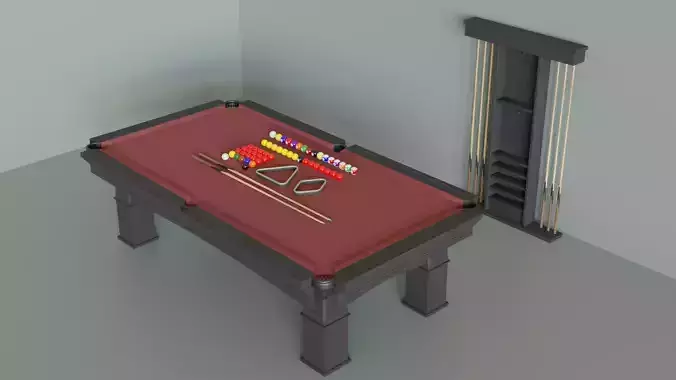 Complete Snooker Table